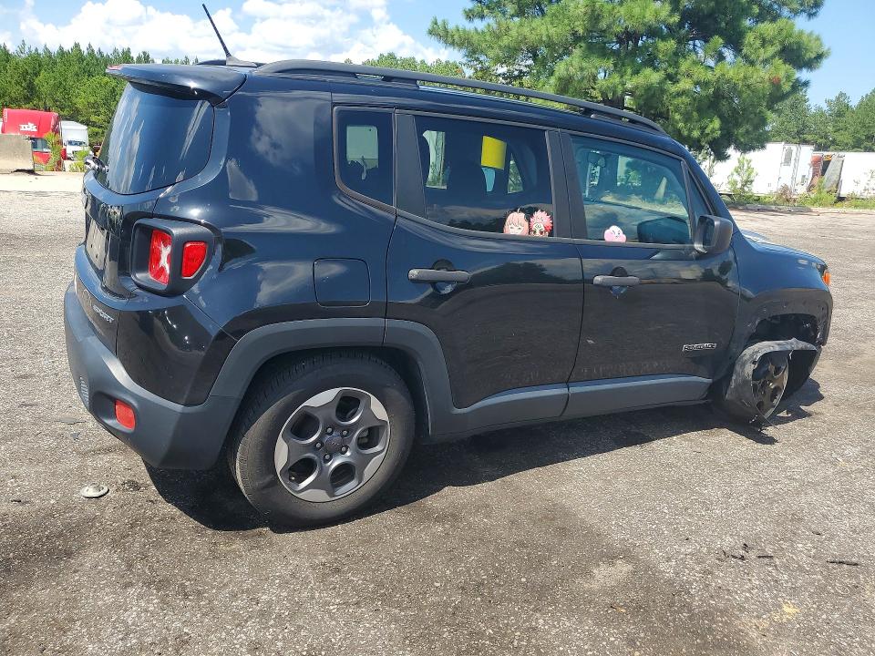 2017 Jeep Renegade მანქანა იყიდება აუქციონზე, vin: ZACCJAAB5HPF42717, აუქციონის ნომერი: 61393666