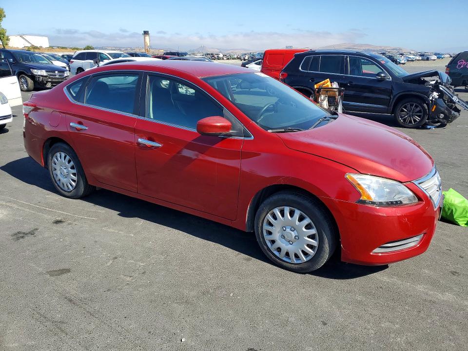 2014 Nissan Sentra მანქანა იყიდება აუქციონზე, vin: 3N1AB7AP0EL625630, აუქციონის ნომერი: 59914416