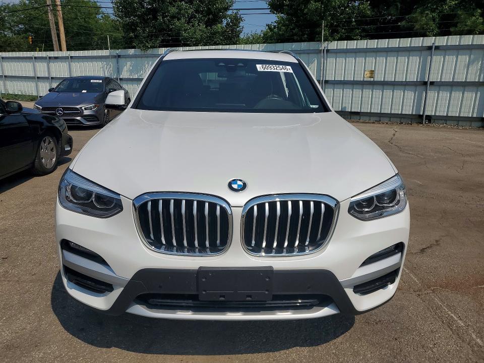 2020 Bmw X3 მანქანა იყიდება აუქციონზე, vin: 5UXTY5C0XL9B70687, აუქციონის ნომერი: 60932546