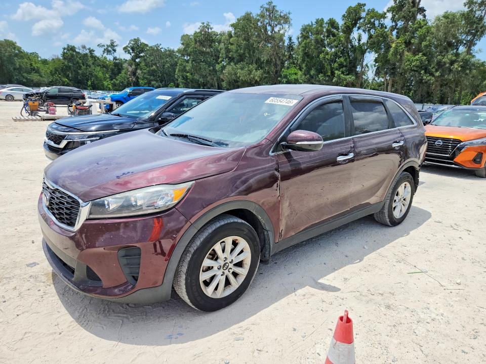 60554746 :رقم المزاد ، 5XYPG4A31LG624799 vin ، 2020 Kia Sorento مزاد بيع