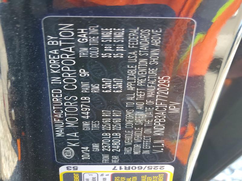 Aukcja sprzedaży 2015 Kia Sportage, vin: KNDPB3AC1F7720295, numer aukcji: 60015166