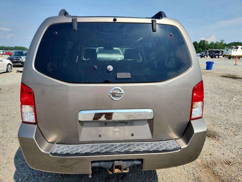 61285206 :رقم المزاد ، 5N1AR18W75C747296 vin ، 2005 Nissan Pathfinder مزاد بيع