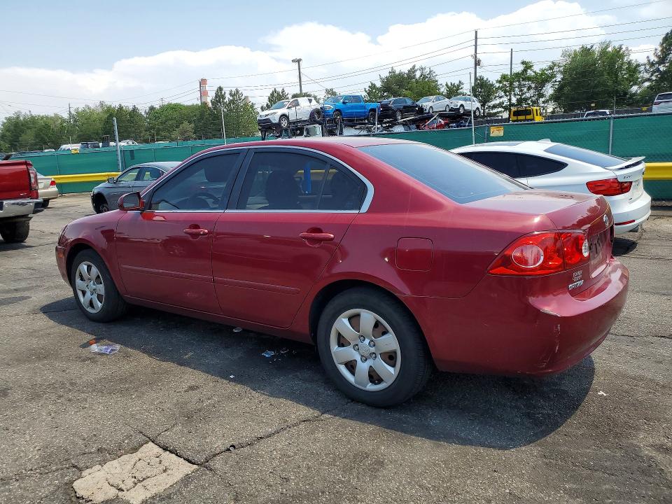 2007 Kia Optima მანქანა იყიდება აუქციონზე, vin: KNAGE123875137596, აუქციონის ნომერი: 59639356