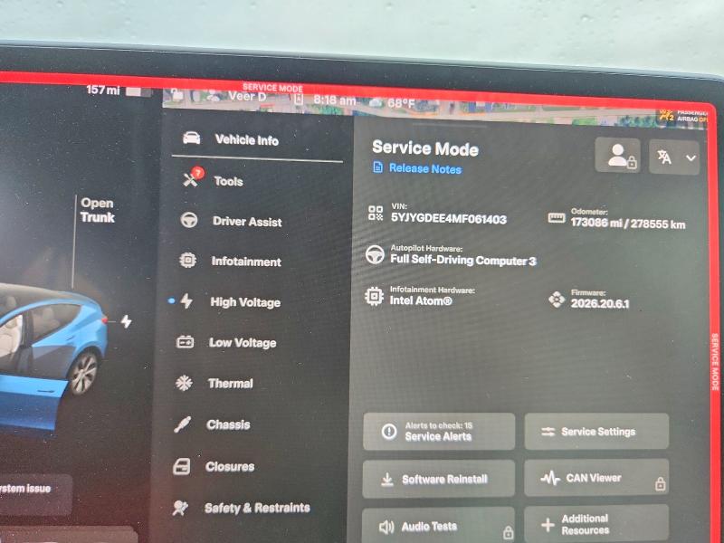 62974256 :رقم المزاد ، 5YJYGDEE4MF061403 vin ، 2021 Tesla Model Y مزاد بيع