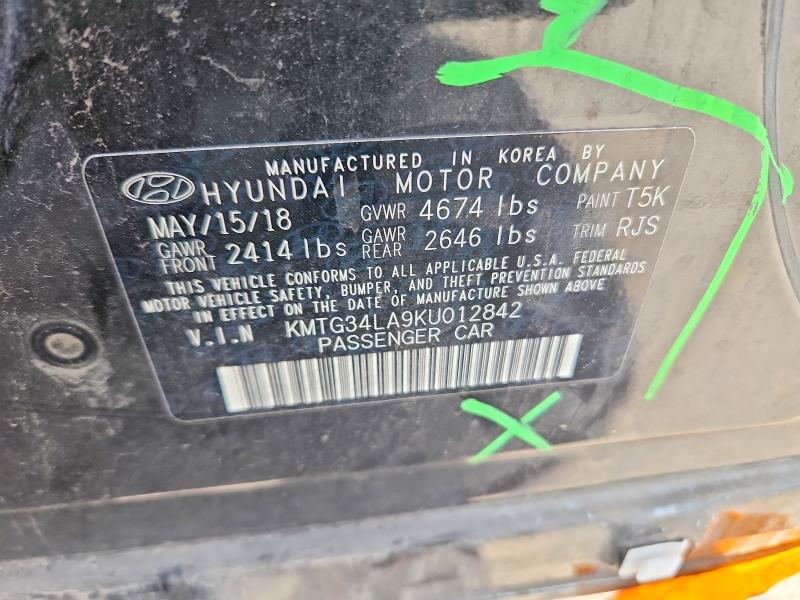 Продаж на аукціоні авто 2019 Genesis G70, vin: KMTG34LA9KU012842, номер лоту: 60752606