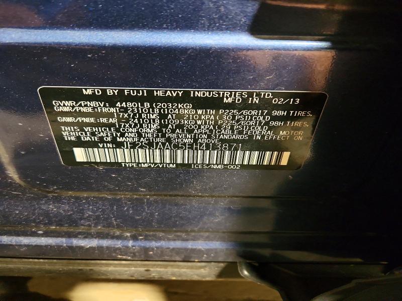 Продажа на аукционе авто 2014 Subaru Forester, vin: JF2SJAAC5EH413871, номер лота: 63171756