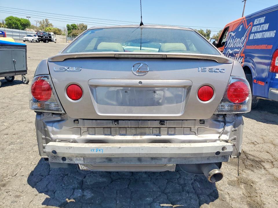 60197036 :رقم المزاد ، JTHBD192X40093492 vin ، 2004 Lexus Is مزاد بيع
