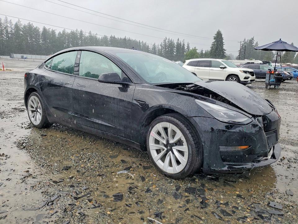 60546546 :رقم المزاد ، 5YJ3E1EA6NF186755 vin ، 2022 Tesla Model 3 مزاد بيع