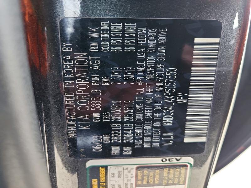 Продажа на аукционе авто 2023 Kia Ev6, vin: KNDC34LAXP5157550, номер лота: 61861506
