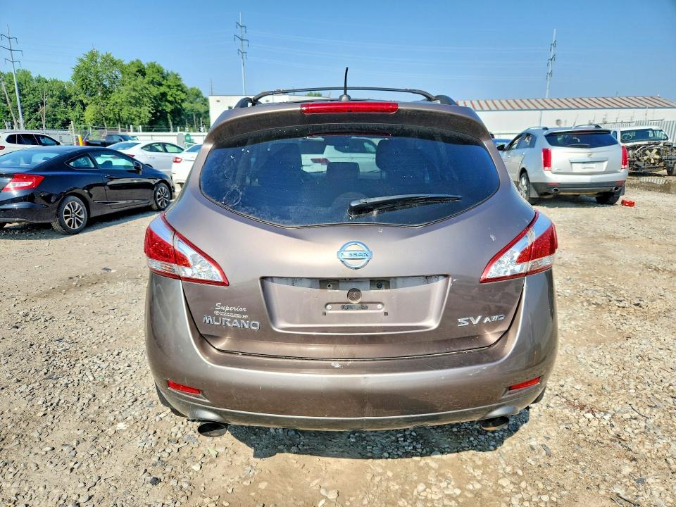 61080376 :رقم المزاد ، JN8AZ1MW9BW166858 vin ، 2011 Nissan Murano مزاد بيع