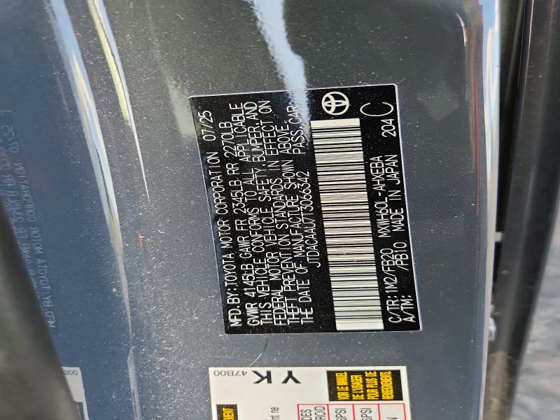 61423596 :رقم المزاد ، JTDACAAU7T3066342 vin ، 2026 Toyota Prius مزاد بيع