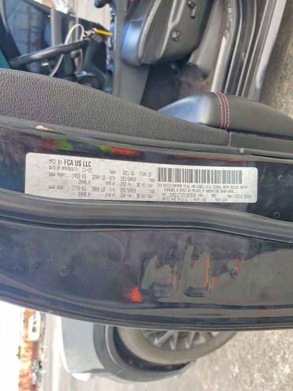 60991836 :رقم المزاد ، 1C4SDJCT1FC167919 vin ، 2015 Dodge Durango مزاد بيع