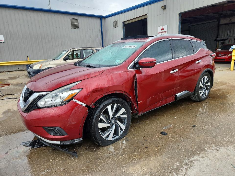 62156826 :رقم المزاد ، 5N1AZ2MG9JN128900 vin ، 2018 Nissan Murano مزاد بيع
