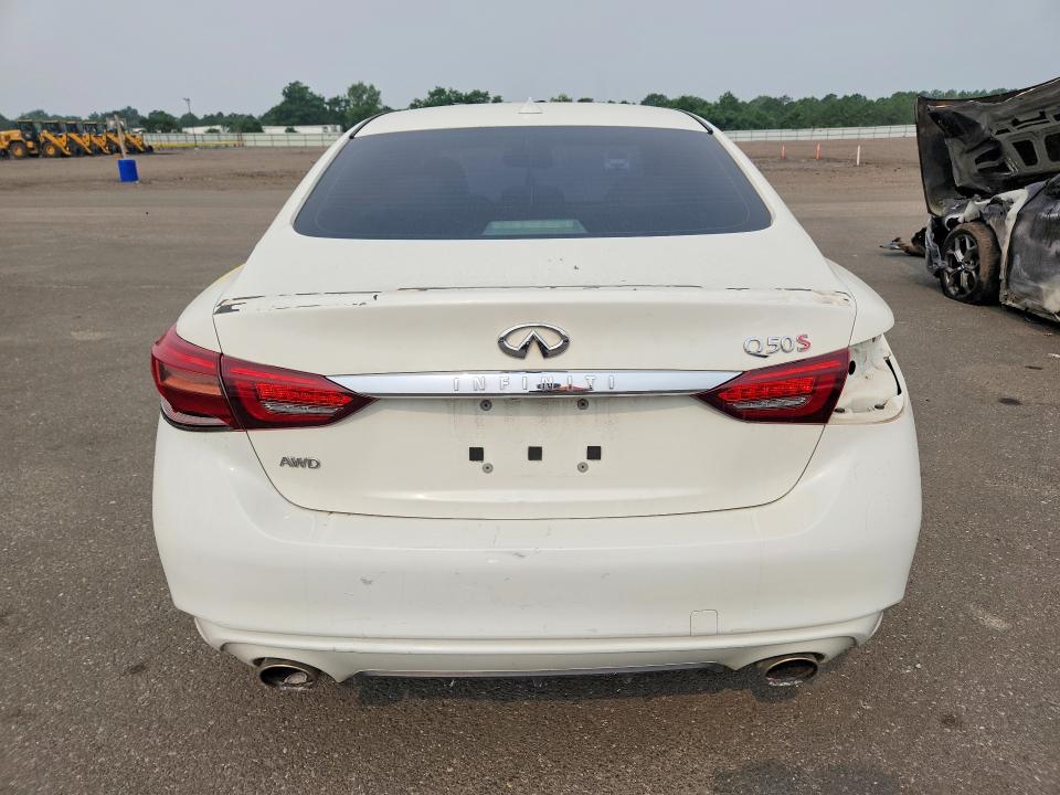 Продаж на аукціоні авто 2018 Infiniti Q50, vin: JN1CV7AR7JM280520, номер лоту: 61575176
