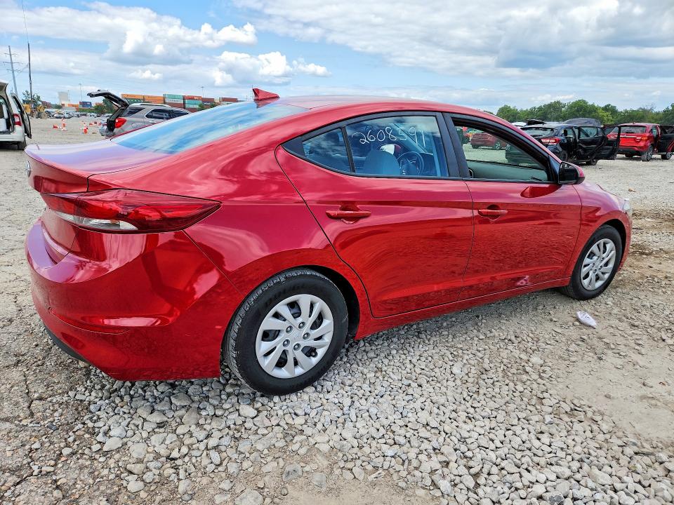 62668696 :رقم المزاد ، 5NPD74LF4HH175564 vin ، 2017 Hyundai Elantra مزاد بيع