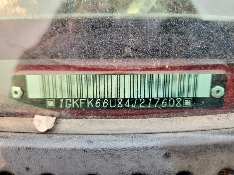 Aukcja sprzedaży 2004 Gmc Yukon Xl, vin: 1GKFK66U84J217608, numer aukcji: 61330076