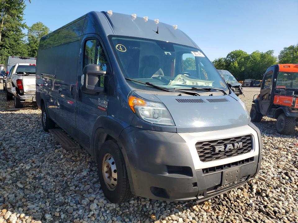 2021 Ram Promaster 3500 მანქანა იყიდება აუქციონზე, vin: 3C6MRVJG0ME544552, აუქციონის ნომერი: 61498256