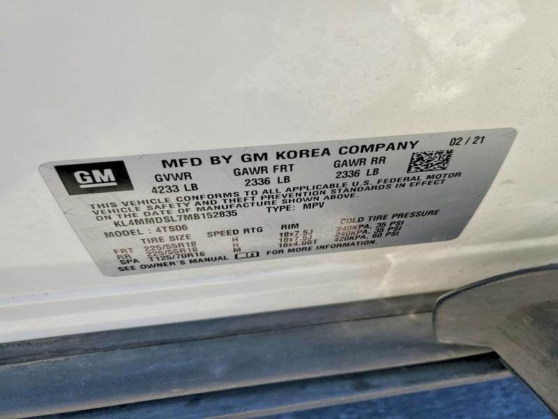 Продажа на аукционе авто 2021 Buick Encore Gx, vin: KL4MMDSL7MB152835, номер лота: 60028606