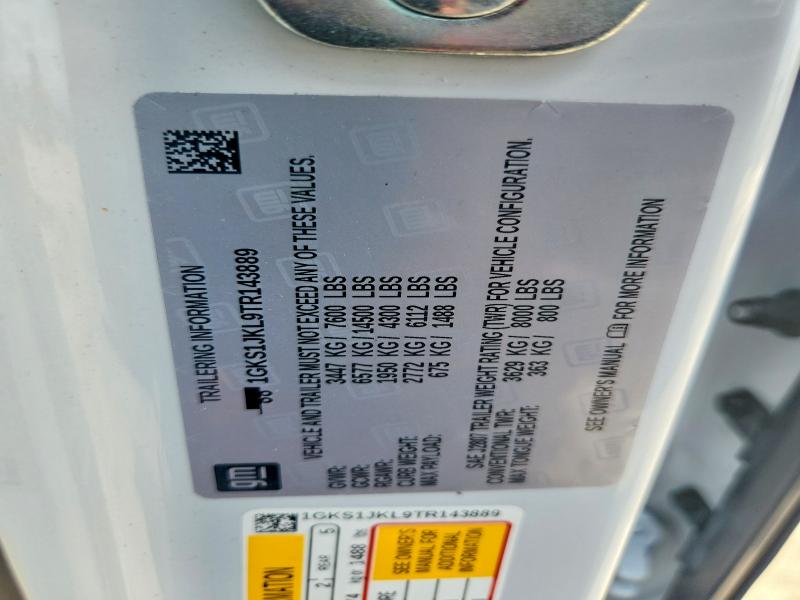 Продажа на аукционе авто 2026 Gmc Yukon Xl, vin: 1GKS1JKL9TR143889, номер лота: 61752686