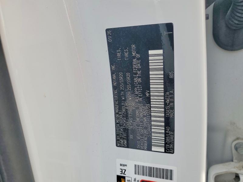 2026 Toyota Grand Highlander მანქანა იყიდება აუქციონზე, vin: 5TDAAAB59TS122759, აუქციონის ნომერი: 63547846