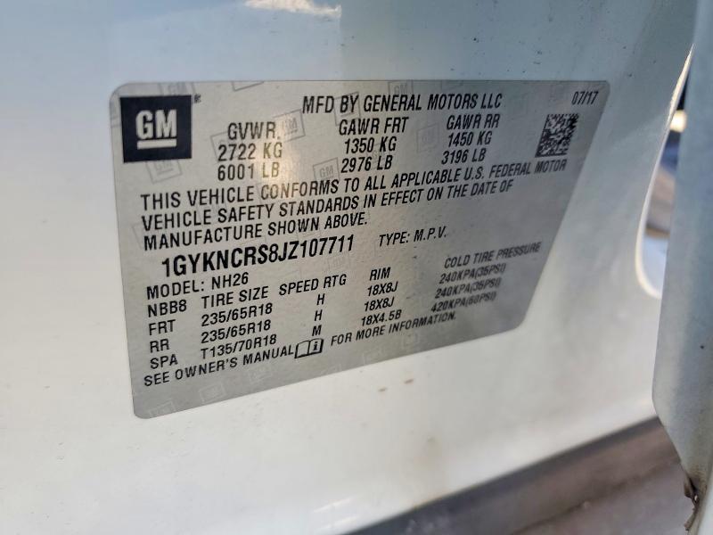 Продажа на аукционе авто 2018 Cadillac Xt5, vin: 1GYKNCRS8JZ107711, номер лота: 56971216