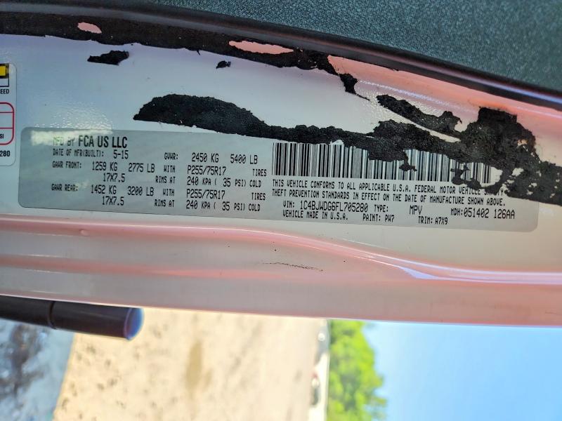 Продаж на аукціоні авто 2015 Jeep Wrangler Unlimited, vin: 1C4BJWDG6FL705280, номер лоту: 41634426