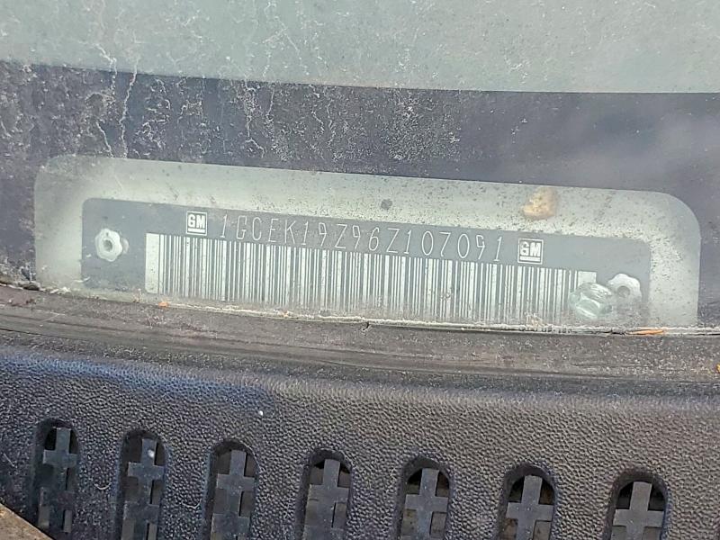 2006 Chevrolet Silverado მანქანა იყიდება აუქციონზე, vin: 1GCEK19Z96Z107091, აუქციონის ნომერი: 62747526