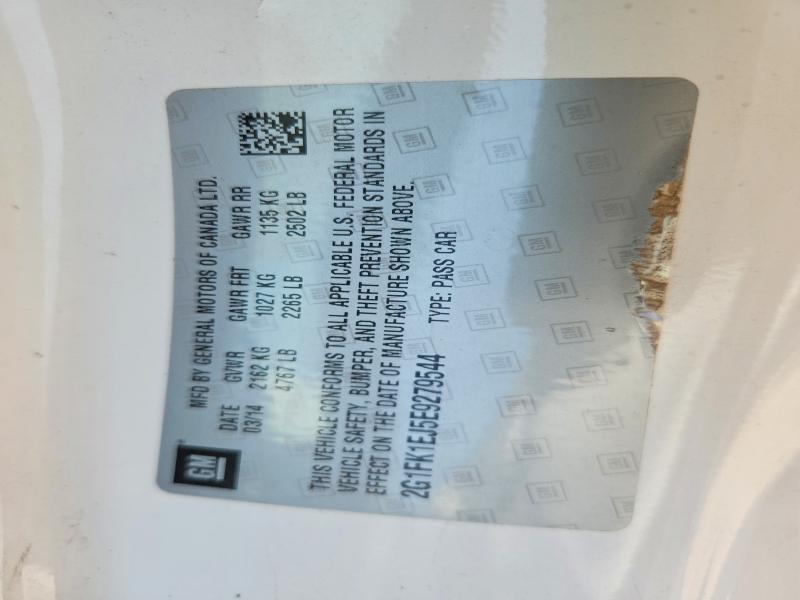 62577296 :رقم المزاد ، 2G1FK1EJ5E9279544 vin ، 2014 Chevrolet Camaro مزاد بيع
