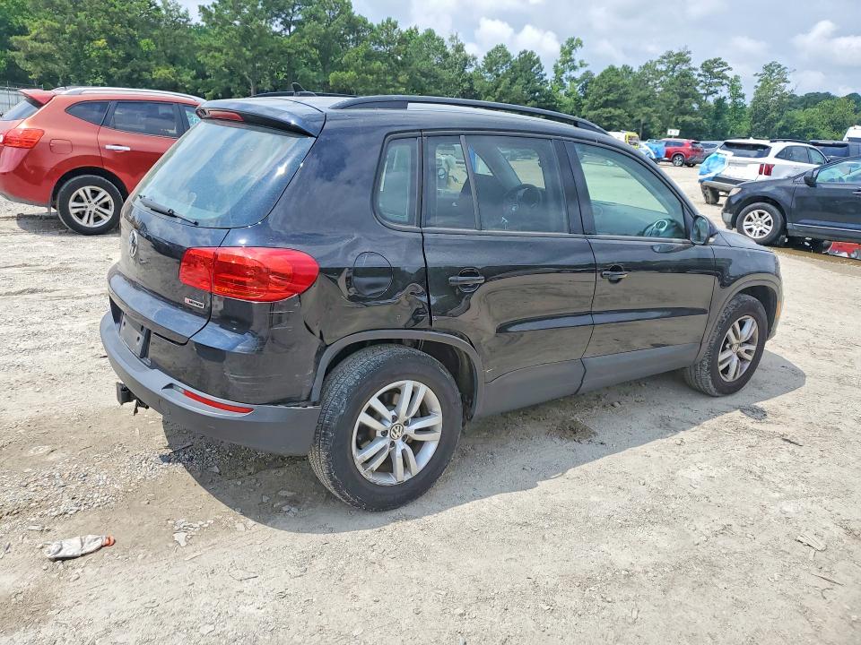 2017 Volkswagen Tiguan მანქანა იყიდება აუქციონზე, vin: WVGBV7AX2HK003802, აუქციონის ნომერი: 60428906