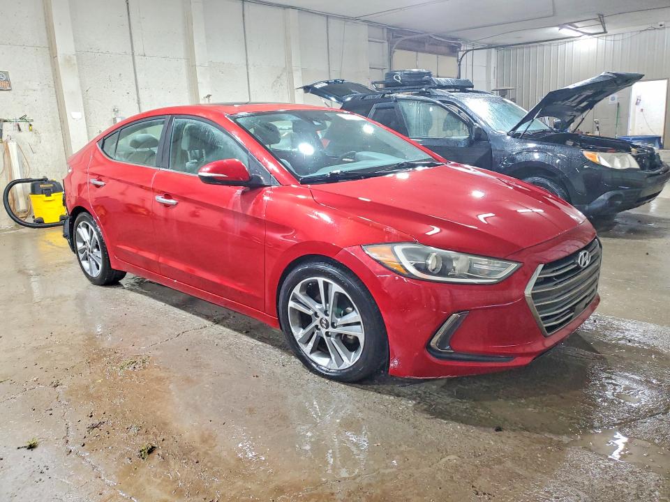 2017 Hyundai Elantra მანქანა იყიდება აუქციონზე, vin: KMHD84LF1HU134923, აუქციონის ნომერი: 62143876