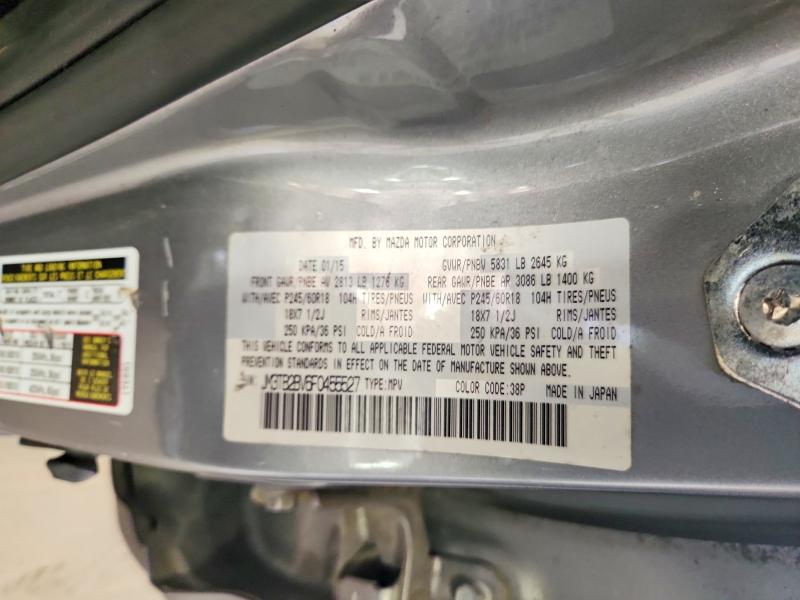 Aukcja sprzedaży 2015 Mazda Cx-9, vin: JM3TB2BV6F0455527, numer aukcji: 62606476