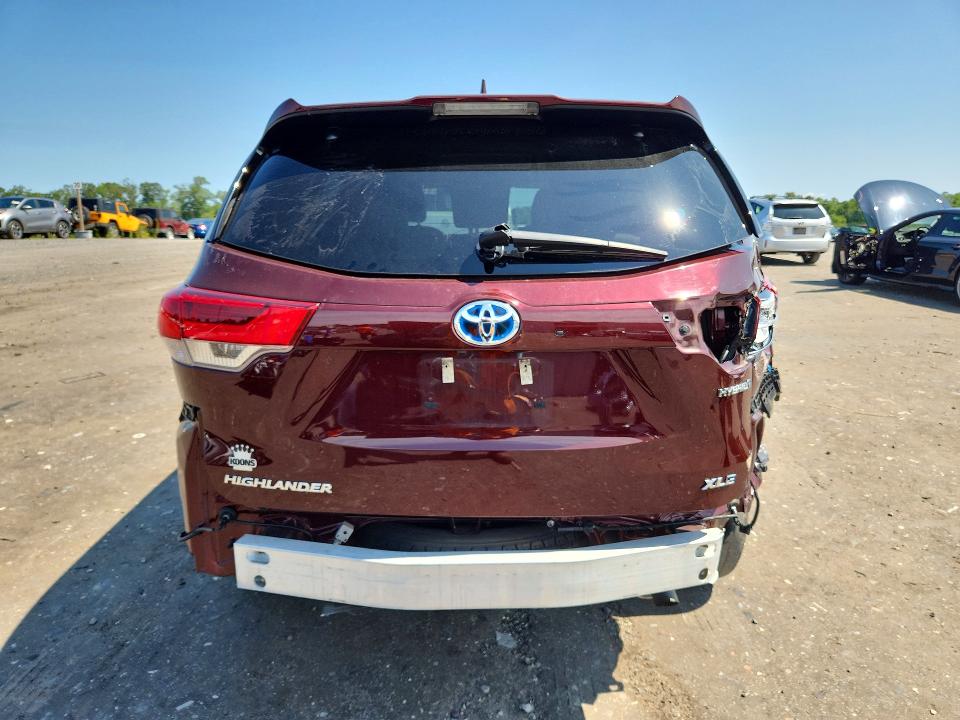 2019 Toyota Highlander Hybrid მანქანა იყიდება აუქციონზე, vin: 5TDJGRFH5KS069333, აუქციონის ნომერი: 61818266