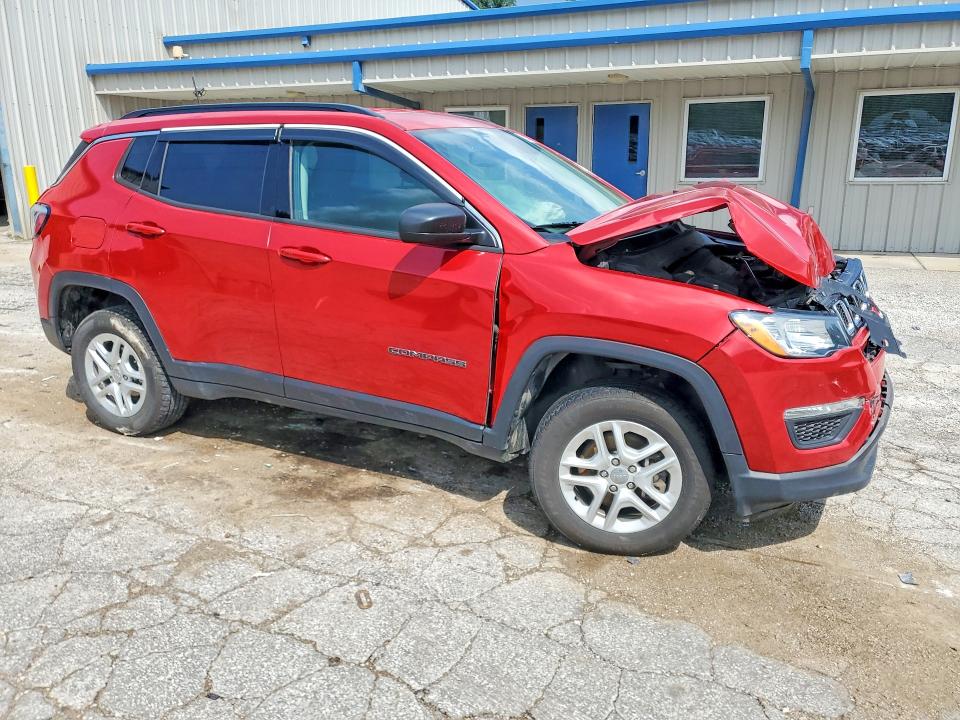 62070996 :رقم المزاد ، 3C4NJDAB6KT754861 vin ، 2019 Jeep Compass مزاد بيع