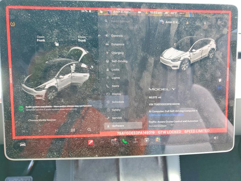 Aukcja sprzedaży 2023 Tesla Model Y, vin: 7SAYGDEE0PA149319, numer aukcji: 60691846