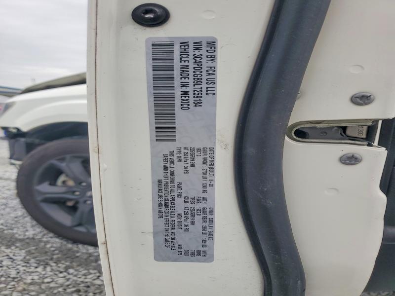 2020 Dodge Journey მანქანა იყიდება აუქციონზე, vin: 3C4PDCGB9LT259184, აუქციონის ნომერი: 61132906