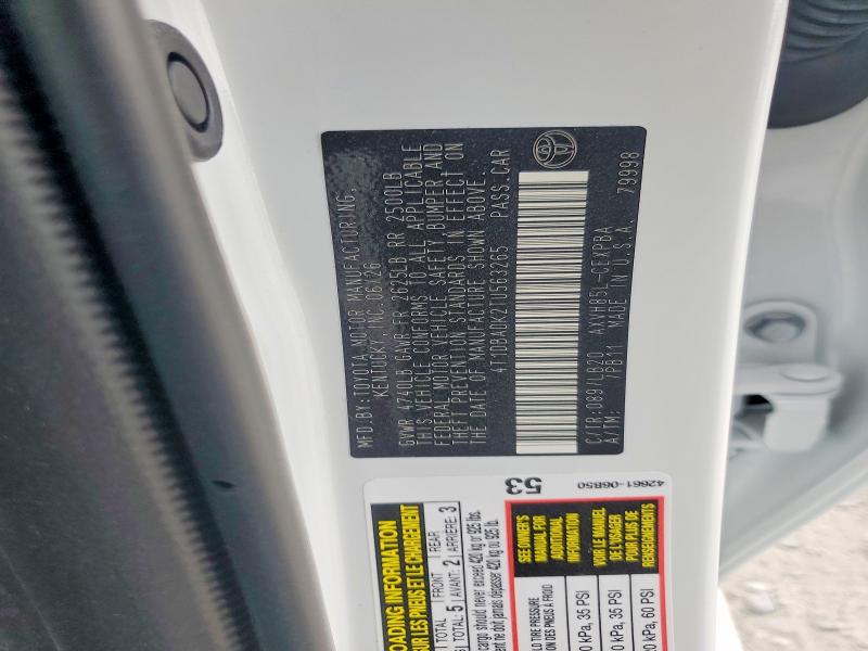 2026 Toyota Camry მანქანა იყიდება აუქციონზე, vin: 4T1DBADK2TU563265, აუქციონის ნომერი: 61881006