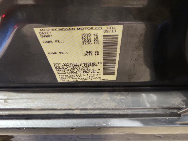Продажа на аукционе авто 2014 Nissan Altima, vin: 1N4AL3AP7EC147534, номер лота: 62611616