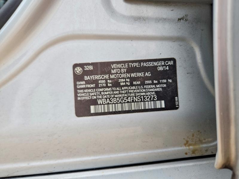 61587486 :رقم المزاد ، WBA3B5G54FNS13273 vin ، 2015 Bmw 328 مزاد بيع