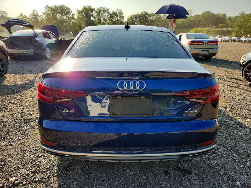 2019 Audi A4 მანქანა იყიდება აუქციონზე, vin: WAUENAF44KN006135, აუქციონის ნომერი: 62084236