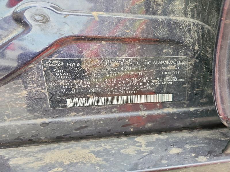 2011 Hyundai Sonata მანქანა იყიდება აუქციონზე, vin: 5NPEC4AC3BH128526, აუქციონის ნომერი: 60306366