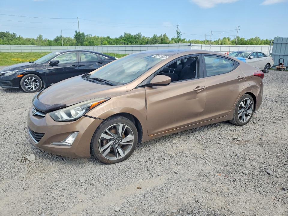 2016 Hyundai Elantra მანქანა იყიდება აუქციონზე, vin: KMHDH4AH2GU535156, აუქციონის ნომერი: 59971846