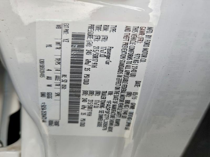 85989785 :رقم المزاد ، 1FADP3F27FL305676 vin ، 2015 Ford Focus مزاد بيع