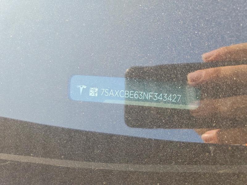 Продаж на аукціоні авто 2022 Tesla Model X, vin: 7SAXCBE63NF343427, номер лоту: 57735816