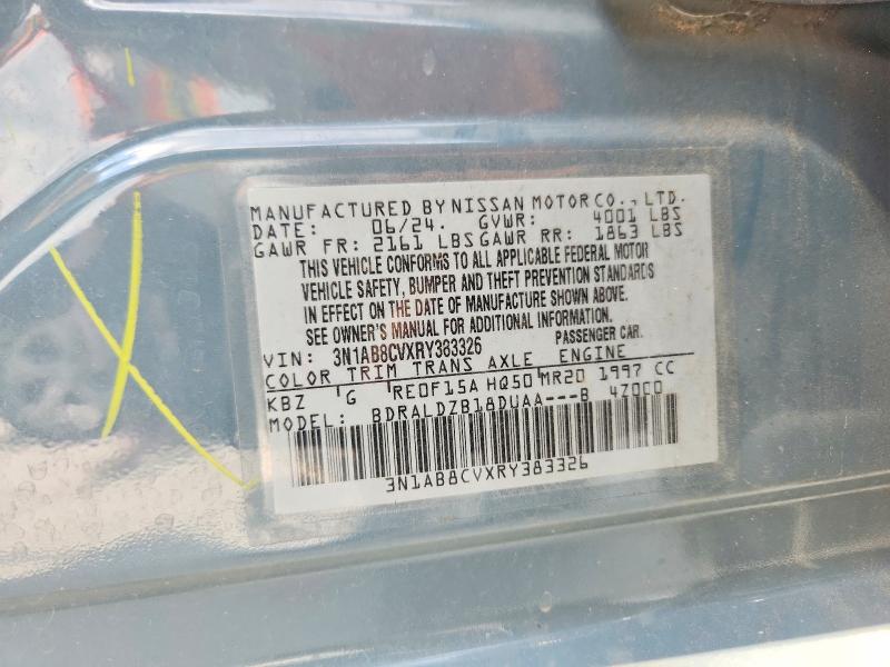 Aukcja sprzedaży 2024 Nissan Sentra, vin: 3N1AB8CVXRY383326, numer aukcji: 60995026