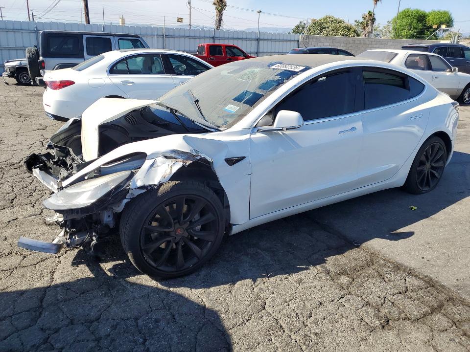 2020 Tesla Model 3 მანქანა იყიდება აუქციონზე, vin: 5YJ3E1EA5LF743863, აუქციონის ნომერი: 60892536