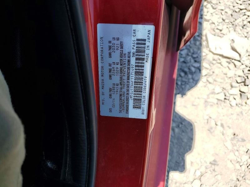 Auction sale of the 2015 Mazda 6, vin: JM1GJ1T64F1171497, lot number: 59298416