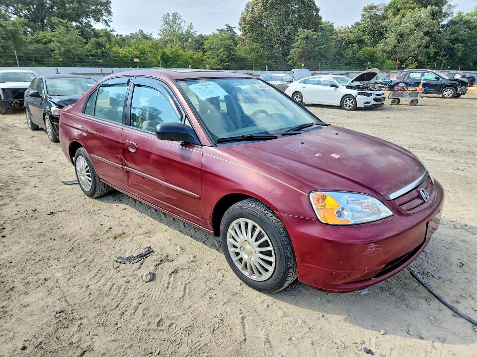 Продаж на аукціоні авто 2003 Honda Civic, vin: 2HGES26773H537918, номер лоту: 62803656