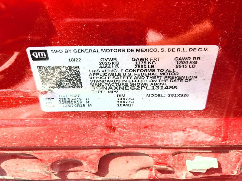 Продажа на аукционе авто 2023 Chevrolet Equinox, vin: 3GNAXNEG2PL131485, номер лота: 59875276