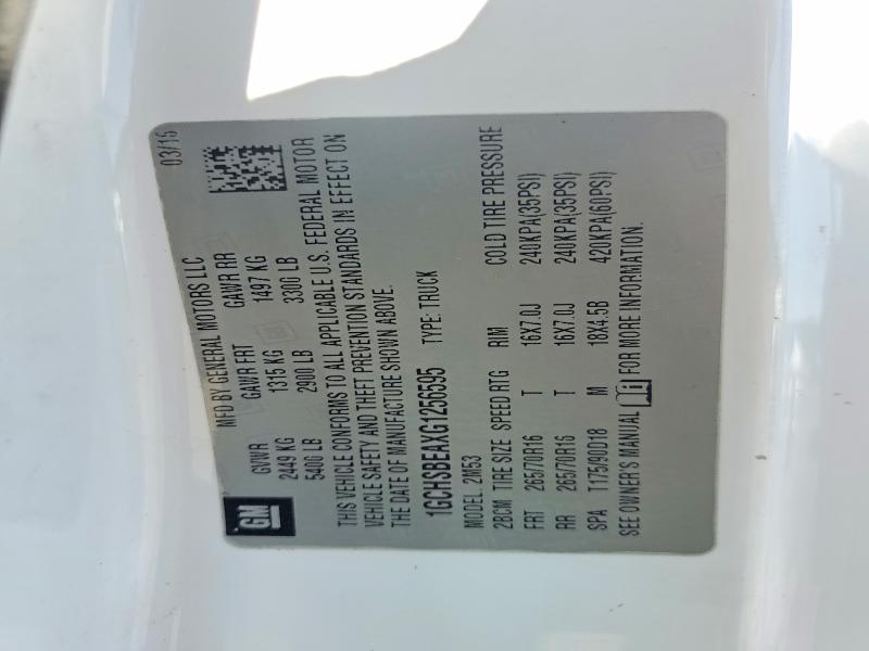 Aukcja sprzedaży 2016 Chevrolet Colorado, vin: 1GCHSBEAXG1256595, numer aukcji: 61391706