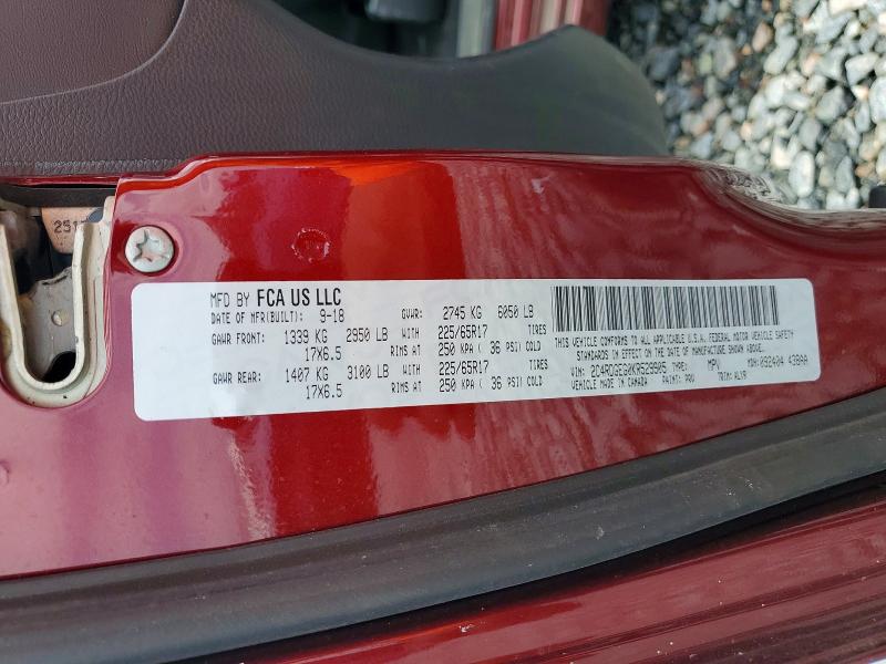 Продаж на аукціоні авто 2019 Dodge Grand Caravan, vin: 2C4RDGEG0KR529905, номер лоту: 61783016